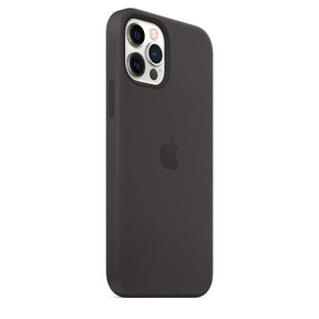 APPLE CAPA IPHONE 12/12 PRO 6.1 SILICONE CASE WITH MAGSAFE - BLACK