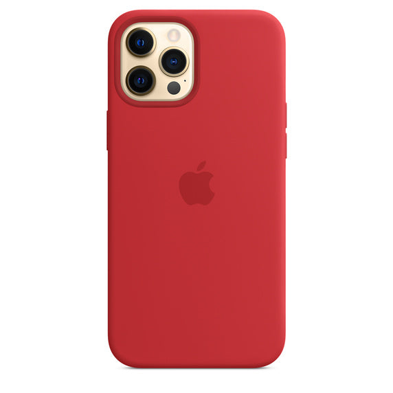 iPhone 12 Pro Max Silicone Case with MagSafe - (PRODUCT)RED