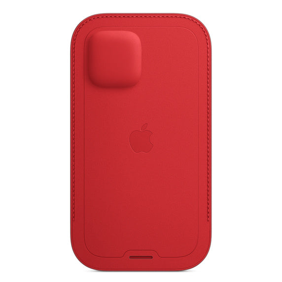 iPhone 12 | 12 Pro Leather Sleeve with MagSafe - (PRODUCT)RED