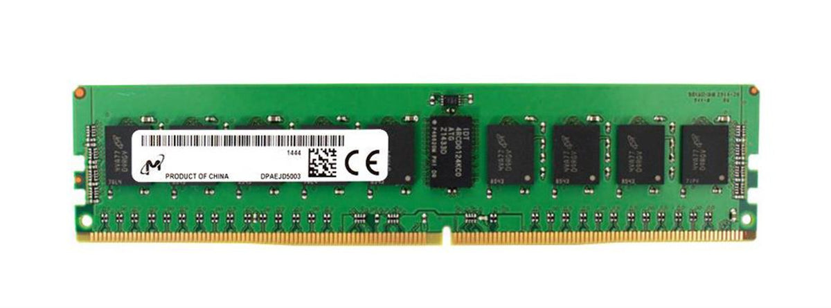 Micron - DDR4 - módulo - 16 GB - DIMM de 288 pines - 2933 MHz / PC4-23400 - CL21 - 1,2 V - registrado - ECC (MTA18ASF2G72PDZ-2G9J3)