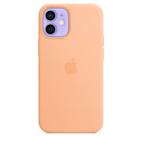 APPLE CASE IPHONE 12 MINI 5.4 SILICONE CASE WITH MAGSAFE - CANTALOUPE