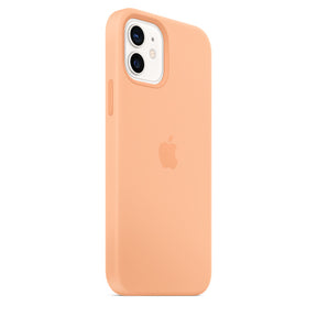 FUNDA DE SILICONA CON MAGSAFE APPLE CAPA IPHONE 12/12 PRO 6.1 - CANTALOUPE