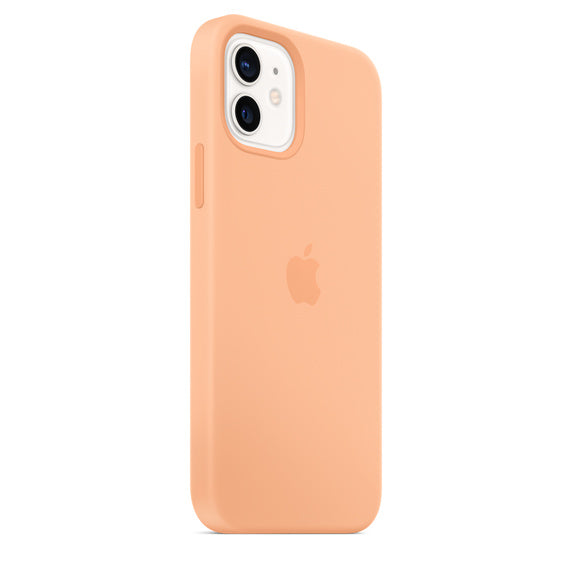 FUNDA DE SILICONA CON MAGSAFE APPLE CAPA IPHONE 12/12 PRO 6.1 - CANTALOUPE