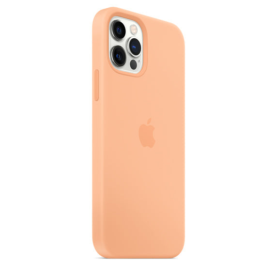 FUNDA DE SILICONA CON MAGSAFE APPLE CAPA IPHONE 12/12 PRO 6.1 - CANTALOUPE