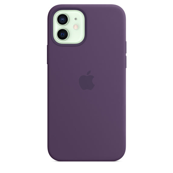 APPLE CAPA IPHONE 12/12 PRO 6.1 SILICONE CASE WITH MAGSAFE - AMETHYST