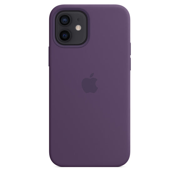 APPLE CAPA IPHONE 12/12 PRO 6.1 SILICONE CASE WITH MAGSAFE - AMETHYST