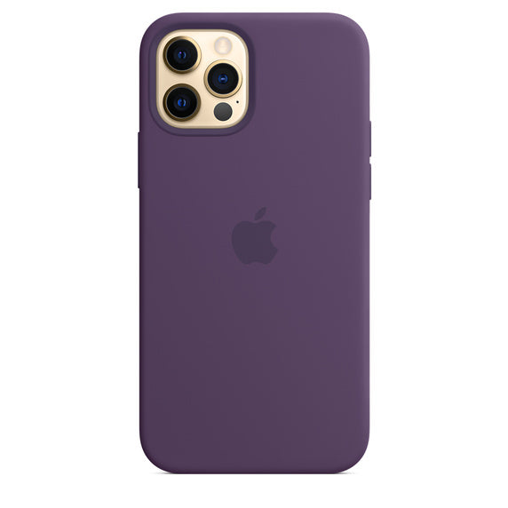 APPLE CAPA IPHONE 12/12 PRO 6.1 SILICONE CASE WITH MAGSAFE - AMETHYST