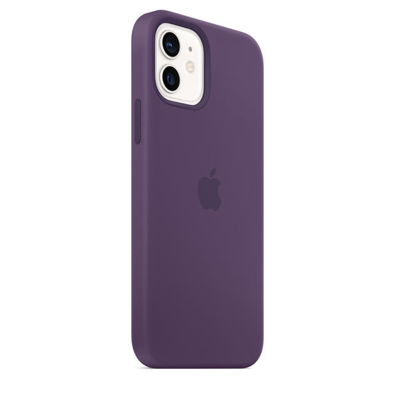 APPLE CAPA IPHONE 12/12 PRO 6.1 SILICONE CASE WITH MAGSAFE - AMETHYST