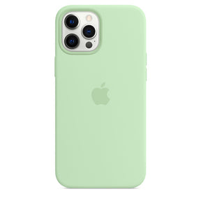 APPLE CAPA IPHONE 12 PRO 6.7 MAX SILICONE CASE WITH MAGSAFE - PISTACHIO