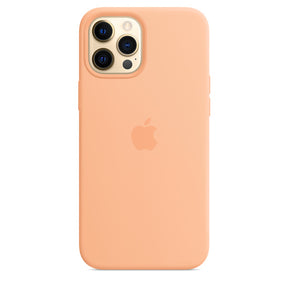 FUNDA SILICONA APPLE CAPA IPHONE 12 PRO 6.7 MAX CON MAGSAFE - CANTALOUPE