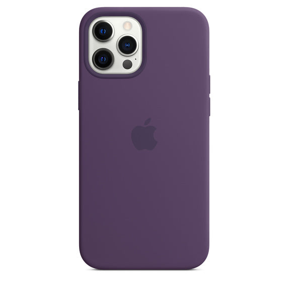 APPLE CAPA IPHONE 12 PRO 6.7 MAX SILICONE CASE WITH MAGSAFE - AMETHYST