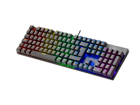 Teclado MARS GAMING MK422 TECLADO MECÁNICO, ANTIPOLVO AZUL, FRGB, NEGRO, PORTUGUÉS (MK422BPT)