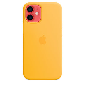 APPLE CAPA IPHONE 12 MINI 5.4 SILICONE CASE WITH MAGSAFE - SUNFLOWER