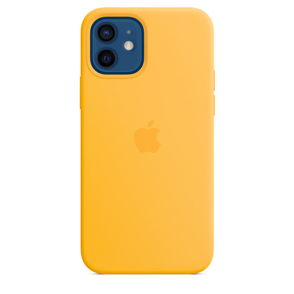 FUNDA DE SILICONA CON MAGSAFE APPLE CAPA IPHONE 12/12 PRO 6.1 - GIRASOL