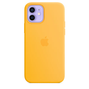 FUNDA DE SILICONA CON MAGSAFE APPLE CAPA IPHONE 12/12 PRO 6.1 - GIRASOL