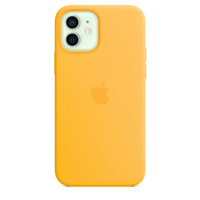 FUNDA DE SILICONA CON MAGSAFE APPLE CAPA IPHONE 12/12 PRO 6.1 - GIRASOL