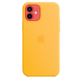 APPLE CAPA IPHONE 12/12 PRO 6.1 SILICONE CASE WITH MAGSAFE - SUNFLOWER