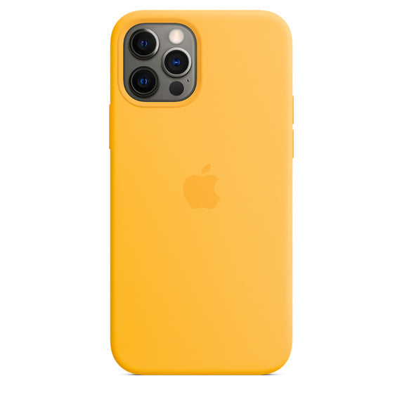 APPLE CAPA IPHONE 12/12 PRO 6.1 SILICONE CASE WITH MAGSAFE - SUNFLOWER