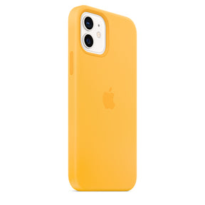 FUNDA DE SILICONA CON MAGSAFE APPLE CAPA IPHONE 12/12 PRO 6.1 - GIRASOL