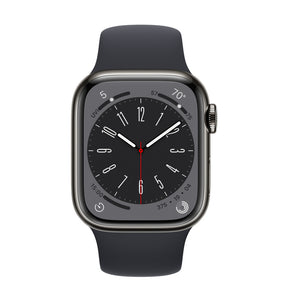 APPLE WATCH SERIES 8 GPS+CELLULAR 41MM GRAPHITE STAINLESS STEEL CASE WITH MIDNIG