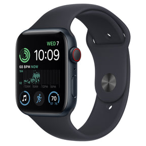 APPLE WATCH SE GPS+CELLULAR 44MM MIDNIGHT ALUMINUM CASE WITH MIDNIGHT SPORT BAN