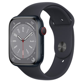 APPLE WATCH SERIES 8 GPS+CELLULAR 45MM MIDNIGHT ALUMINUM CASE WITH MIDNIGHT SPO