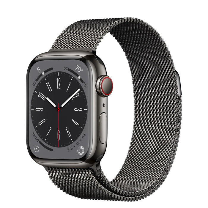 APPLE WATCH SERIES 8 GPS+CELLULAR 41MM GRAPHITE STAINLESS STEEL CASE WITH GRAPHI