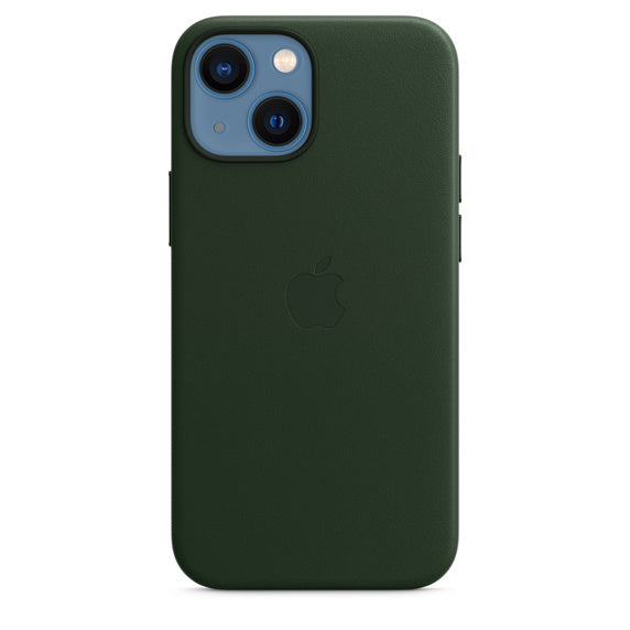 APPLE CASE IPHONE 13 MINI LEATHER 5.4 CASE WITH MAGSAFE - SEQUOIA GREEN