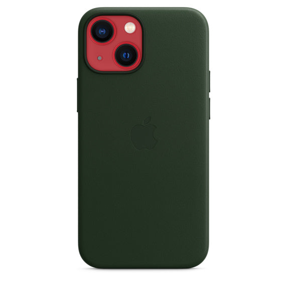 APPLE CASE IPHONE 13 MINI LEATHER 5.4 CASE WITH MAGSAFE - SEQUOIA GREEN