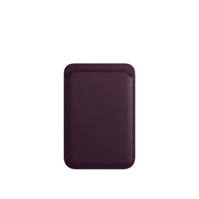 APLLE CAPA IPHONE LEATHER WALLET WITH MAGSAFE - DARK CHERRY