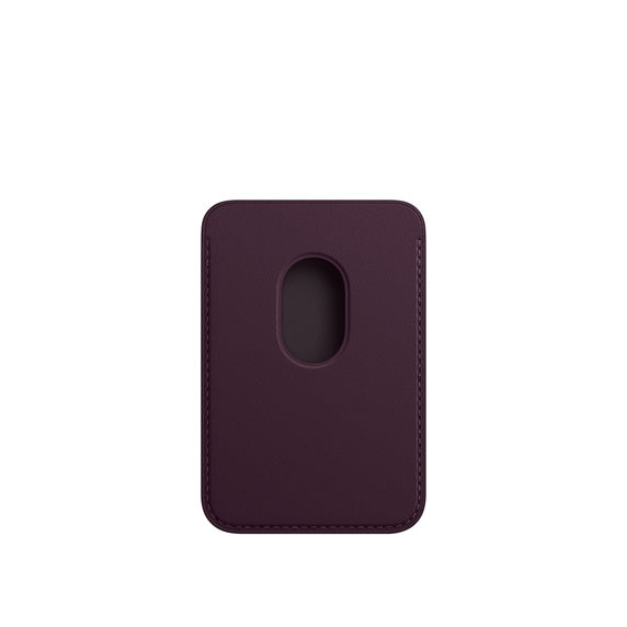 APLLE CAPA IPHONE LEATHER WALLET WITH MAGSAFE - DARK CHERRY