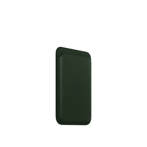 iPhone Leather Wallet with MagSafe - Sequoia Green