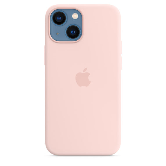 APPLE CASE IPHONE 13 MINI SILICONE 5.4 CASE WITH MAGSAFE - CHALK PINK