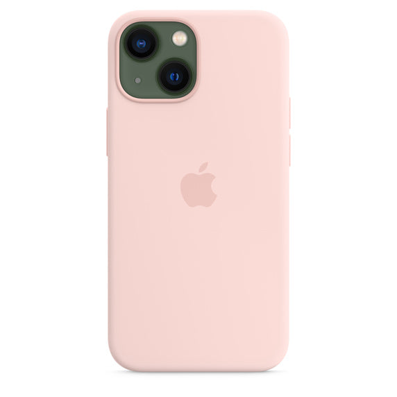 APPLE CASE IPHONE 13 MINI SILICONE 5.4 CASE WITH MAGSAFE - CHALK PINK