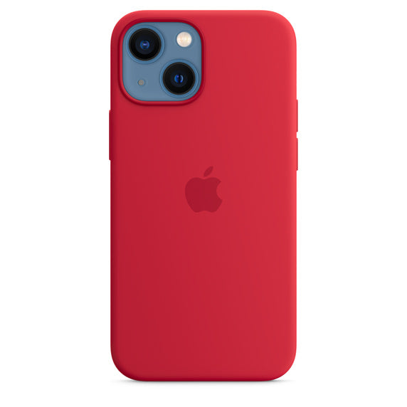 iPhone 13 mini Silicone Case with MagSafe – (PRODUCT)RED