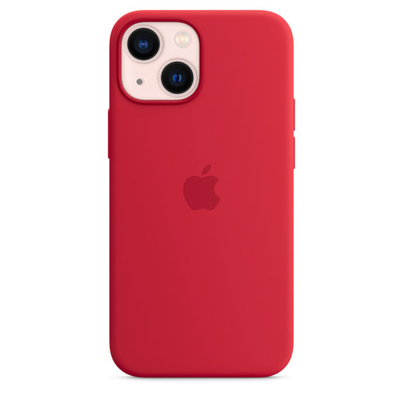 iPhone 13 mini Silicone Case with MagSafe – (PRODUCT)RED