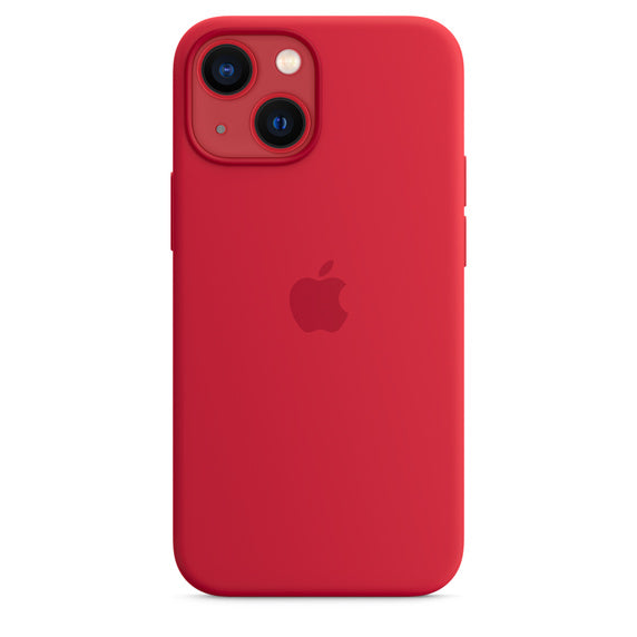 iPhone 13 mini Silicone Case with MagSafe – (PRODUCT)RED