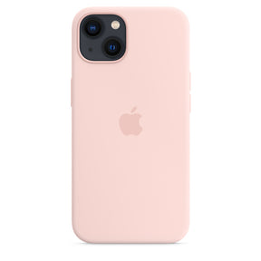 APPLE CAPA IPHONE 13 SILICONE 6.1 CASE WITH MAGSAFE - CHALK PINK