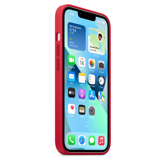 iPhone 13 Silicone Case with MagSafe – (PRODUCT)RED