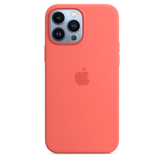 APLLE CAPA IPHONE 13 PRO MAX SILICONE 6.7 CASE WITH MAGSAFE - PINK POMELO