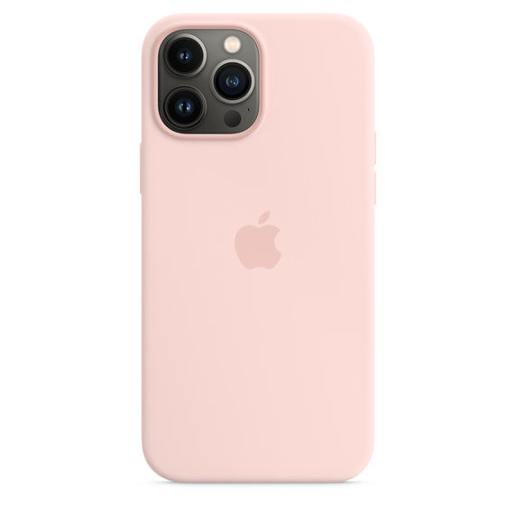 APLLE CAPA IPHONE 13 PRO MAX SILICONE 6.7 CASE WITH MAGSAFE - CHALK PINK