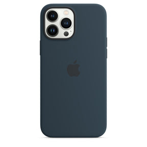 APLLE CAPA IPHONE 13 PRO MAX SILICONE 6.7 CASE WITH MAGSAFE - ABYSS BLUE