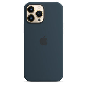 APLLE CAPA IPHONE 13 PRO MAX SILICONE 6.7 CASE WITH MAGSAFE - ABYSS BLUE