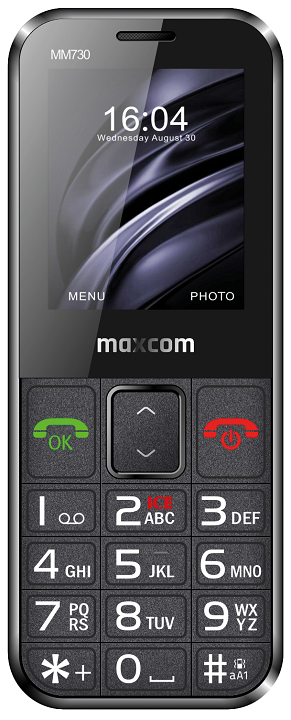 Maxcom Comfort Phone MM730 2.2" Single SIM 2G Black
