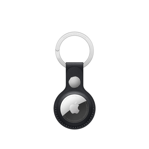 APPLE AIRTAG LEATHER KEY RING MIDNIGHT