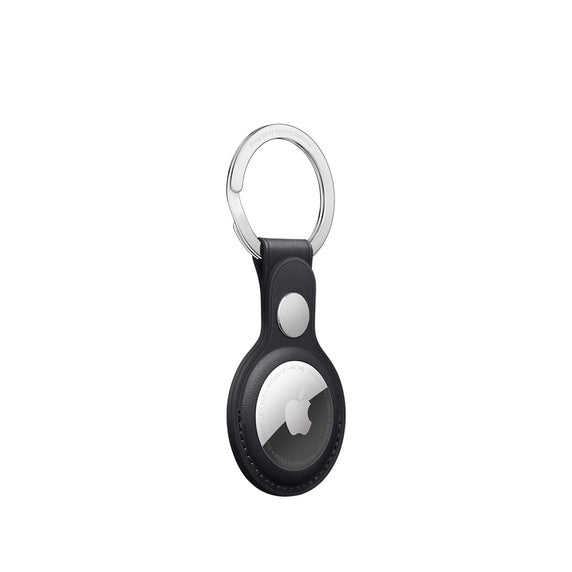 APPLE AIRTAG LEATHER KEY RING MIDNIGHT