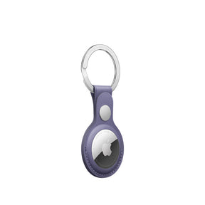 AirTag Leather Key Ring - Wisteria