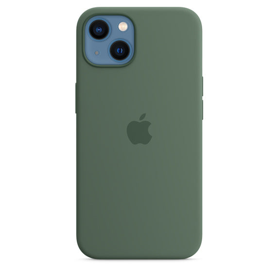 APPLE CAPA IPHONE 13 SILICONE 6.1 CASE WITH MAGSAFE - EUCALYPTUS