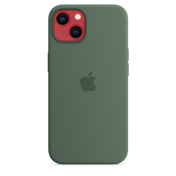 APPLE CAPA IPHONE 13 SILICONE 6.1 CASE WITH MAGSAFE - EUCALYPTUS