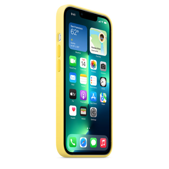 APLLE CAPA IPHONE 13 PRO SILICONE 6.1 CASE WITH MAGSAFE - LEMON ZEST